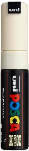 POSCA 182603 - POSCA Marker mit breiter Keilspitze, elfenbein