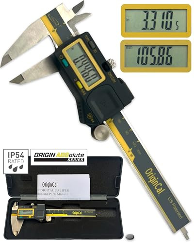 iGaging ABSOLUTE ORIGIN 0-4 Digital Electronic Caliper - IP54 Protection / Extreme Accuracy by iGaging