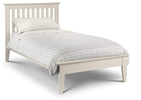 Julian Bowen Salerno Shaker Bed, Wood, Ivory, Single
