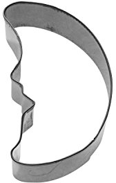 Westmark Ausstechformen Halbmond, 6 cm, Edelstahl, Silber, 5,8 x 3,5 x 2,2 cm