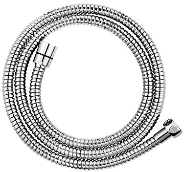 CLOFY Hochwertiger Brauseschlauch Duschschlauch 1,5m lange Edelstahl Metaflex Doppel-Lock 1/2, Chrom
