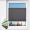 HOMEDEMO Plissee Klemmfix ohne Bohren Jalousien, Anthrazit, 75x200cm(BxH), Plisseerollo Fensterrollo mit Klemmträger, Faltrollo Klemmrollo Sicht-und Sonnenschutz Rollos für Fenster & Tür