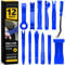 Tresalto 12pcs Car Trim Removal Tool Kit - High Quality Trim Removal Tools for Cars, No Scratch Plastic Pry Tool Kit, Automotive Interior Trim Tools, Essential Car Tools, Complete Car Trim Removal Kit
