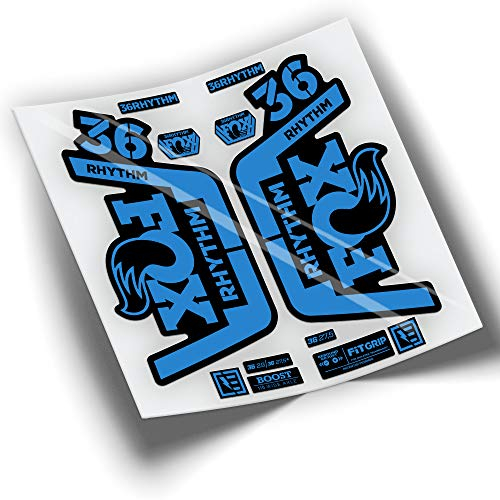 PEGATINEA Gabel Aufkleber Fox 36 Rhythm Series 2019 WP215 BLAU 517