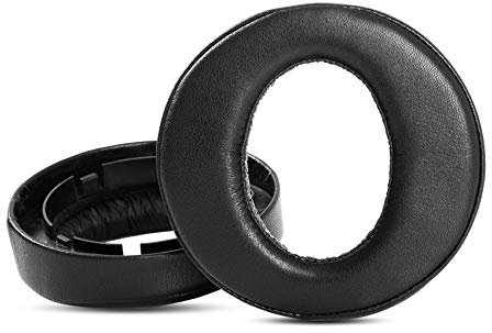 YunYiYi Replacement Cushion Black Protein Leather Ear Pads Compatible with Sony PS4 Playstation Platinum Wireless Playstation 4 Headset CECHYA-0090 Headphone (Leather)