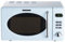 Wolkenstein Retro Stand Mikrowelle WMW720 I 700W Mikrowellenleistung I 20L Garraum I5 Leistungsstufen I 8 Garprogramme IAuftaufunktion I Metall-Gehäuse I Drehteller (24,5cm) I LED-Display (Blau)