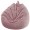 Chickwin Bezug für Sitzsack, Birne, Samt, Sitzsack, ohne Füllung, für drinnen und draußen, Entspannen, Liegestuhl, Wohnzimmer, Schlafzimmer, Kissen (Rosa, 100 x 120 cm)
