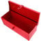 1pc Iron Toolbox Portable Household Tool Storage Box Lightweight Shock-resistant Capacity with Buckle for Home Repair Organization