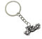 Motorcycle Chopper Keyring Metal Moped Chopper Gift Men Women Children Boys Harley Silver