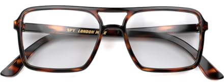 LONDON MOLE Brillen | Spy Lesebrille | Rechteckige Gläser | Coole Leser | Designer-Brille | Herren/Damen-Lesebrille | Unisex | Federscharniere