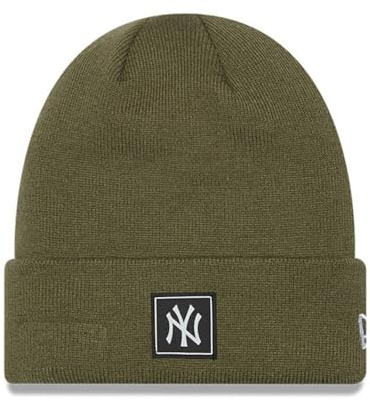 New Era MLB Dodgers Team Cuff Beanie Strickmütze Wintermütze Umschlagmütze Damen/Herren - mit Umschlag Winter Herbst-Winter