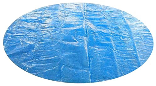 YARNOW Sulation Pool Cover 2.90m Blue Bubble Solar Blanket Waterproof Dustproof for Boys and Girls Frame Pools