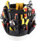 GLOGLOW Organisateur D'Outils de Jardinage, Sac Seau pour Outils de Jardin avec 56 Poches pour Transporter Vos Outils et Fournitures de Jardin (Noir)