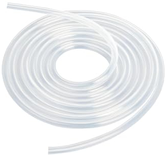 Qrity PVC Hose Tube, Clear PVC Tubing Pipe, Aquarium Pond Hose, Air Hose Pipe, Hose for Garden Watering Pump Transfer, 8mm ID x 10mm OD, 2 Metre