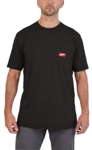 Milwaukee Arbeits-T-Shirt mit UV-Schutz schwarz S - 4932493003