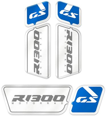 AZgraphishop AZ Graphishop Reflektierende Aufkleber kompatibel mit BMW Koffer Vario R 1300 GS 2024 ATR-FM-002 (Light White)