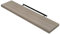 WOLTU Schweberegal Wandregal freischwebend Regal Wandboard Bücherregal Holz Board für Bücher, Bilder, Deko 100x23x3.8cm graue Holzoptik