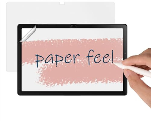 kwmobile 2X Matte Schutzfolie kompatibel mit Samsung Galaxy Tab A8 10.5 (2021) Papier Gefühl Folie - Tablet Full Screen Paper Feel Cover - Tablet Displayfolie Papiergefühl