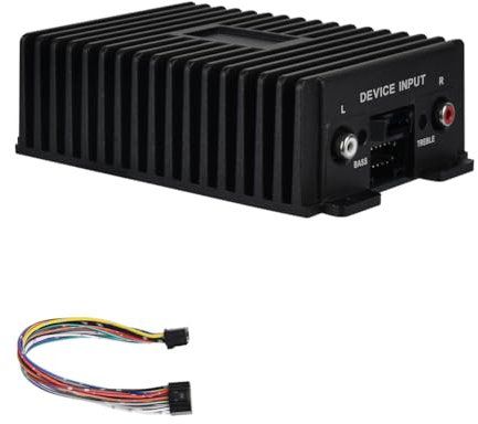 Junterone potencia Android amplificador caja audio estéreo coche 4x80W para radios Android Hi-FI EQ Sound RY-125AB para radio de coche