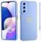 Jeelar ESONG Funda para OPPO Reno 12 5G EU,Carcasa Protectora con Colgar Cuerda/Bonito patrón de corazón de Amor,para niñas/Mujeres,Ultra Fina TPU Suave Silicona Prueba de Golpes Case Azul
