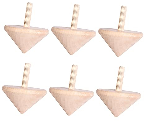 Gogogmee 18 STK Kreisel Spielzeug für Kinder kinderspielzeug Traditionelles Spielzeug jucarii pentru copii Slice japanisch Neuheit Bulk-Spielzeug Holzplatten Spinnen aus Holz hölzern Khaki