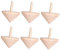 Gogogmee 18 STK Kreisel Spielzeug für Kinder kinderspielzeug Traditionelles Spielzeug jucarii pentru copii Slice japanisch Neuheit Bulk-Spielzeug Holzplatten Spinnen aus Holz hölzern Khaki