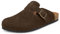 Zoccoli e Sabot Donna Ciabatte Chiuse con Uomo Scarpe da Giardino Pantofole in Pelle Comodo Slip on Sandali Antiscivolo caffè 41