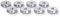 PrecisionGeek – Lautsprecher-Spikes-Pads | Set mit 8 Stück | (Ø20 mm | 4mm Dicke | Aluminium)