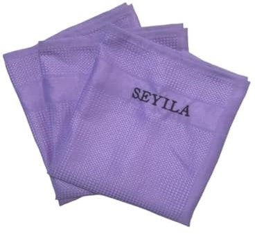 Angebot Original Seyila Hochsaugfähige Reinigungstücher 3 er Set/Streifenfreie Reinigung für Fenster,Auto, Küche, Bad und mehr – Putztuch – Zaubertuch - Geschirrtuch 40x60 cm aus Microfaser lila