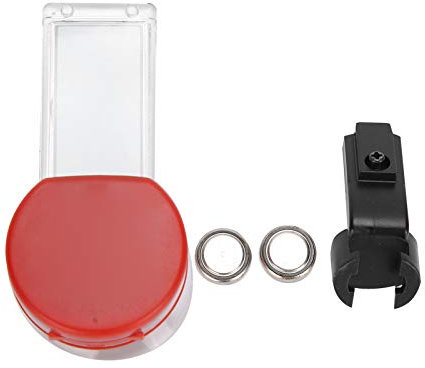 DC12V 2, Draht-eingebettetes elektrisches Riegelschloss für Glastür-Sicherheits-Aess-Kontrollsystem, effizientes Einsteckschloss mit hochfestem Metallgehäuse für mehr Sicherheit (Rot)