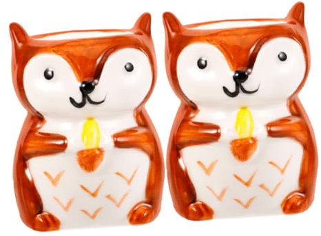 RORPOIR 2pcs Ceramic Egg Cups Porcelain Egg Holder Stand for Boiled for Kitchen and Breakfast Table