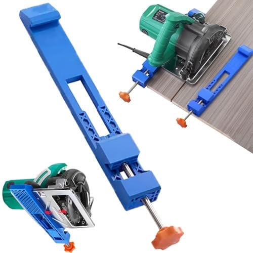 Adjustable Cutting Machine Base Guide, Electric Circular Saw Milling Positioning Clamp, Precision Wood Cutting Guide, Woodworking Tools, Circular Saw Guide for Precision Cutting and Milling Tasks