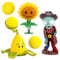 BZQCPLX Cartoon Plants and Zombies Mini Figures Set, Cartoon Cake Ornaments Horror Game Cake Decoration, Plants and Zombies Collectible Anime Figures- Zombie Bull Rider Sunflower Kernel-pult