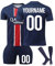 Générique Maillot De Foot Personnalisé Enfant Et Adultes avec Nom Numéro De L'Équipe, Tenue De Sport Garçon Homme Cadeau Vêtements De Football Strips Tee Shirt Personnalisable Short avec Chaussette