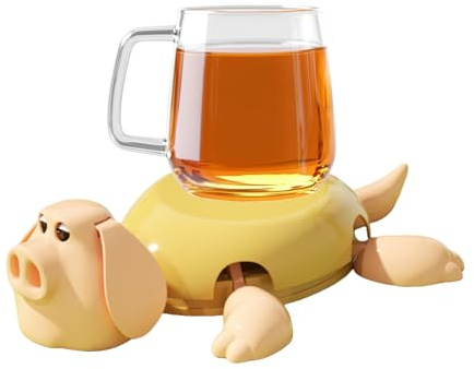 Posavasos Cerdo Volador Gracioso, Smavles Portavasos Impreso 3D Expresión Divertida, Posavasos Anti-Estrés Cerdo Tazas Vasos Decoración