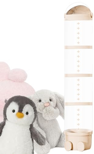 Toy Display Transparent Storage Box - Stuffed Animal Storage Tube | Doll Display Bucket | Children Doll Storage Box | Toy Display Bucket | Plush Toy Organizer Tube