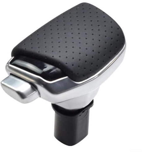 Automatischer Schalthebel Schaltknauf für Opel für Insignia für Astra Zafira Elegantes schwarzes Lederdesign, einfache Montage (Schwarz)