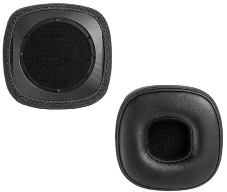 1 Paar Ohrpolster Für Marshall Major3 & Major IV, Weiche und Bequeme Ohrpolster,Almohadillas Cómodas de Espuma Viscoelástica (1 Par, Negro)