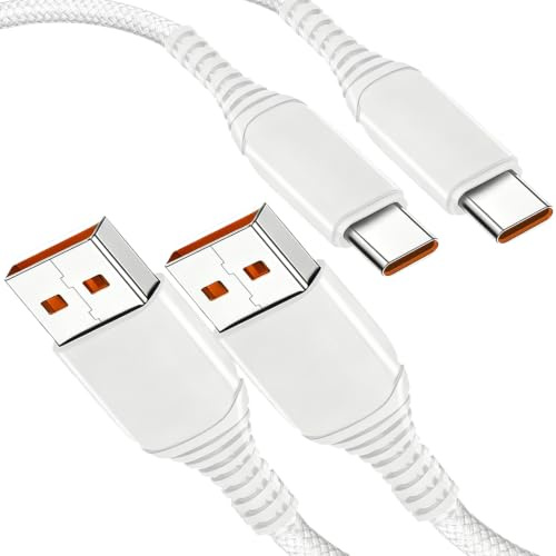 2Stück 120W USB Ladekabel für Xiaomi 17T 15T 15/14/13 13T,Redmi Note 15 Pro+ 5G 14 13 12 Redmi 14C 13C 12C A5 A3 ,Poco X8 X7 F8 F7 M7 M8 C75 HyperCharge Turbo Kabel 1.8M 6A Typ C Schnellladekabel