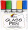 Rainbow Chalk Markers Glass Pen - 15mm Large 5 Pack Assorted For Writing on WINDOWS GLASS MIRRORS WINDSCREENS DISPLAYS Wet Wipe Erasable Water Based Rain Proof