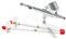 Wiltec Kit Pistolet aérographe professionnel Modèle 130T – Action double DA – avec Buses 0,2/0,3/0,5 mm – Godet 7 ml – Tatouage, bronzage, maquillage, modélisme airbrush