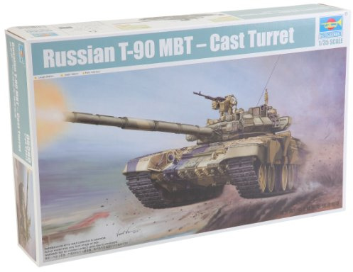 Trumpeter 05560 Modellbausatz Russian T-90A MBT - Cast Turret, Sortiert