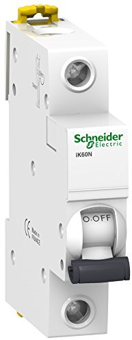 Schneider Electric A9K17125 IK60N Interruptor Automático Magneto Térmico, 1P, 25A, Curva C, 78.5mm x 18mm x 85mm, Blanco