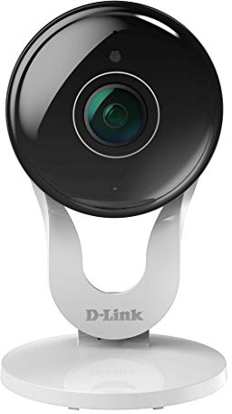 D-Link DCS-8300LH - Cámara de vigilancia/seguridad WiFi, 1920 x 1080, compatible con Amazon Alexa, Google Home e IFTTT, grabación en la nube y en el móvil, Full HD 1080p, ranura MicroSD