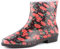 Ladeheid Bottines Bottes de Pluie Chaussure Femme LAZT201802 (des Roses, 40 EU)