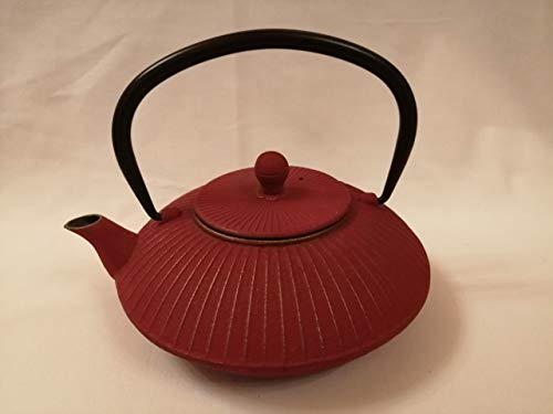 Dr Baghino Samantha Mountain Herbs Cast Iron Teapot Red 800ml