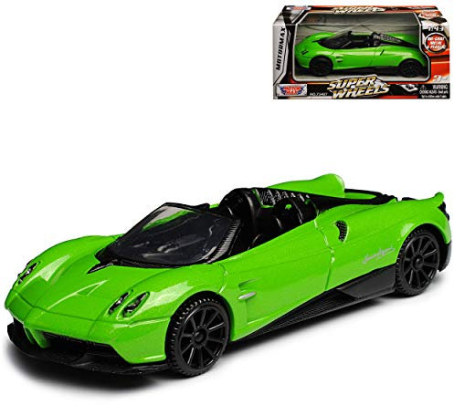 Motormax Pagani Huayra Roadster Cabrio Gruen Ab 2012 1/43 Modell Auto