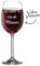 KDO MAGIC Verre à vin personnalisé - Gravure prénom ou texte - Verre à pied personnalisable - Cadeau Noël, mariage, anniversaire (Modèle Texte)