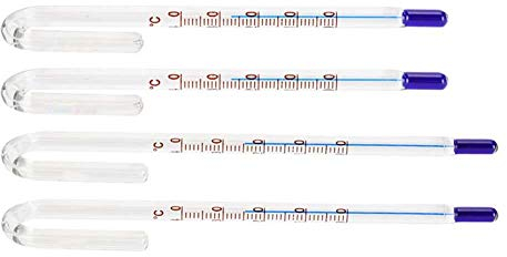 Aquarien U-Förmiges Höngendes Glasthermometer Wandaquariumthermometer Aquarium Wassertemperaturmonitor Hochprözise (6 Mm/8 Mm/12 Mm/15 Mm)(12Mm)