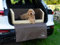 CopcoPet - Travel Bed Hundebett für Kofferraum 100x90x38cm Kunstleder - Kofferraumschutz Hund wasserabweisend & Kratzfest - Hundebett Auto Anschnallsystem & Schutzdecke - Reisebett Hund Mocca